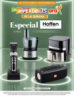  Vista previa del prospecto Ara catálogo Los Imperdibles de la semana del almacen Ara válida del 29/10/2026 al 04/11/2026