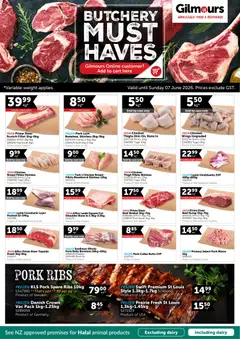 Preview of catalogue Gilmours Butchery Must Haves from shop Gilmours valid 4 May 2026