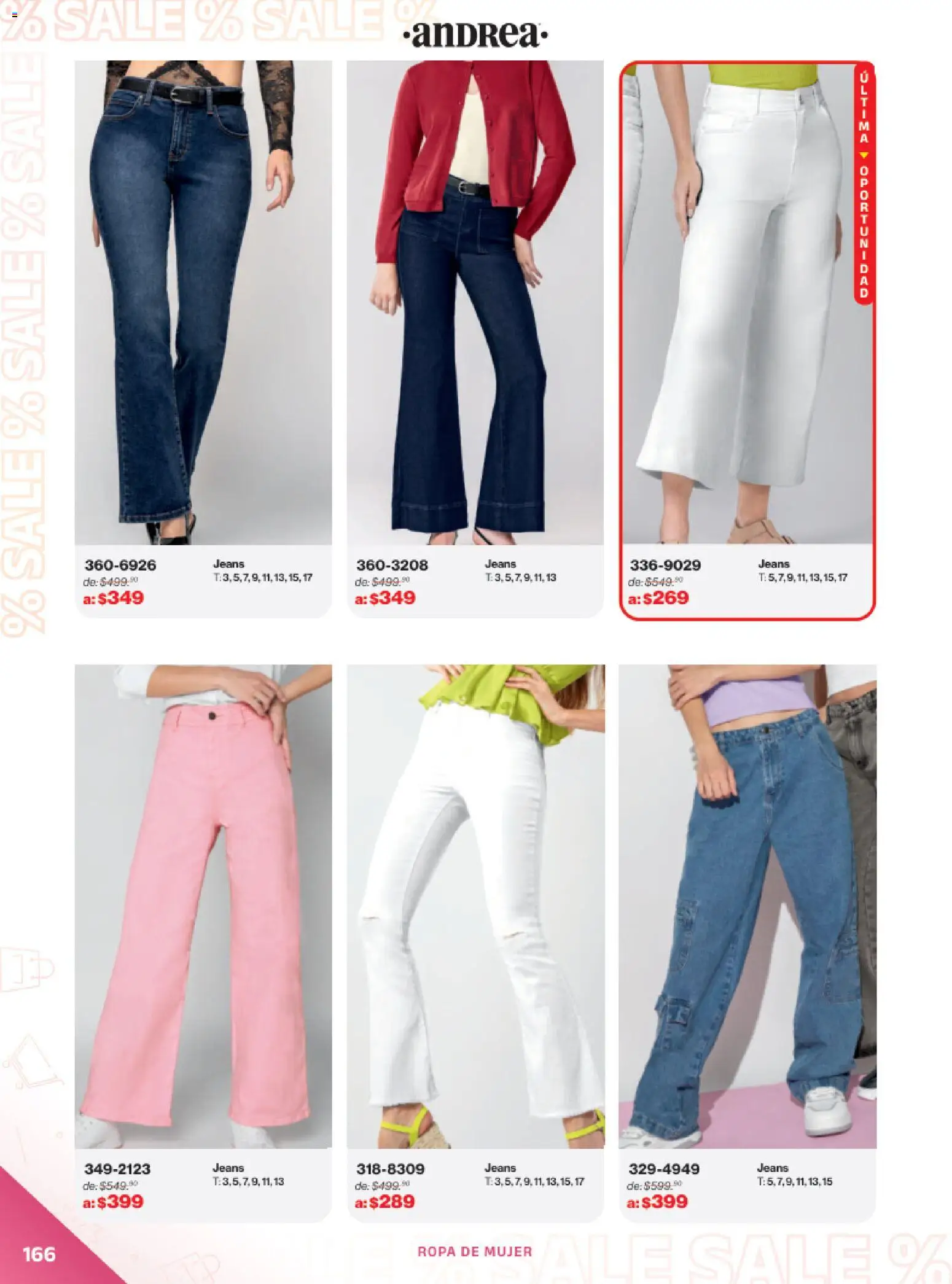Vista previa las ofertas de la tienda Andrea - Catálogo Outlet desde el 21/12/2025 - Ropa