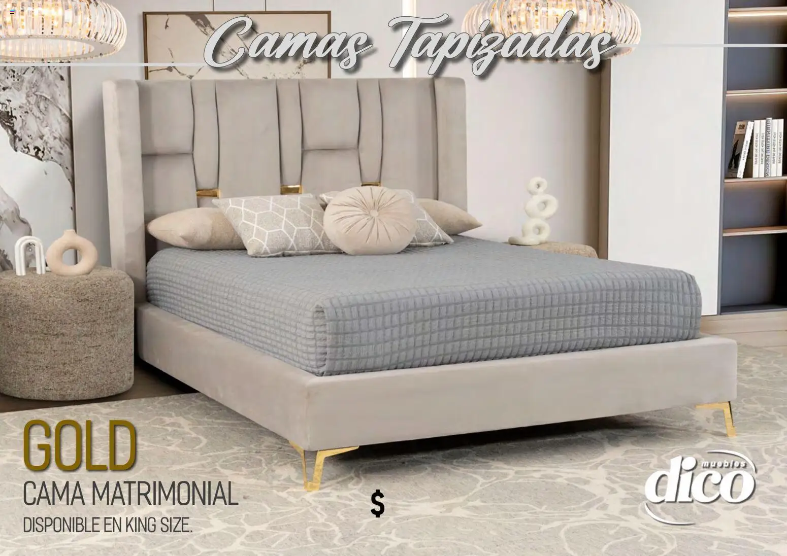 Vista previa las ofertas de la tienda Muebles Dico - Muebles Dico catálogo Camas tapizadas desde el 01/04/2026 