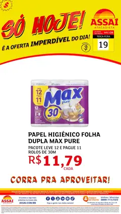 Pré-Visualização do folheto "Assaí Atacadista ofertas - DF" da loja Assaí Atacadista válido a partir de 19/05/2026