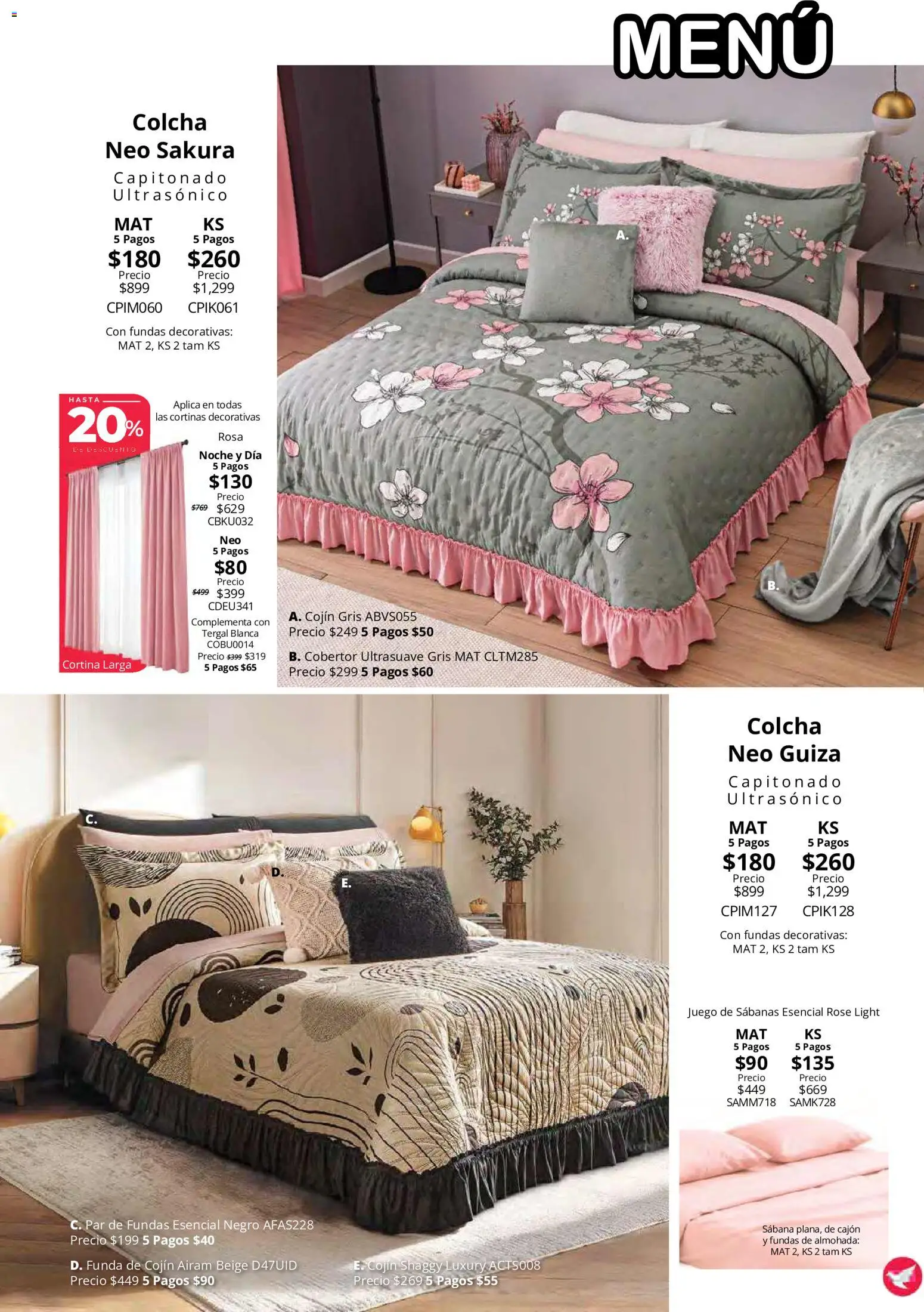 Vista previa las ofertas de la tienda Colchas Concord - Colchas Concord catálogo desde el 15/10/2026 