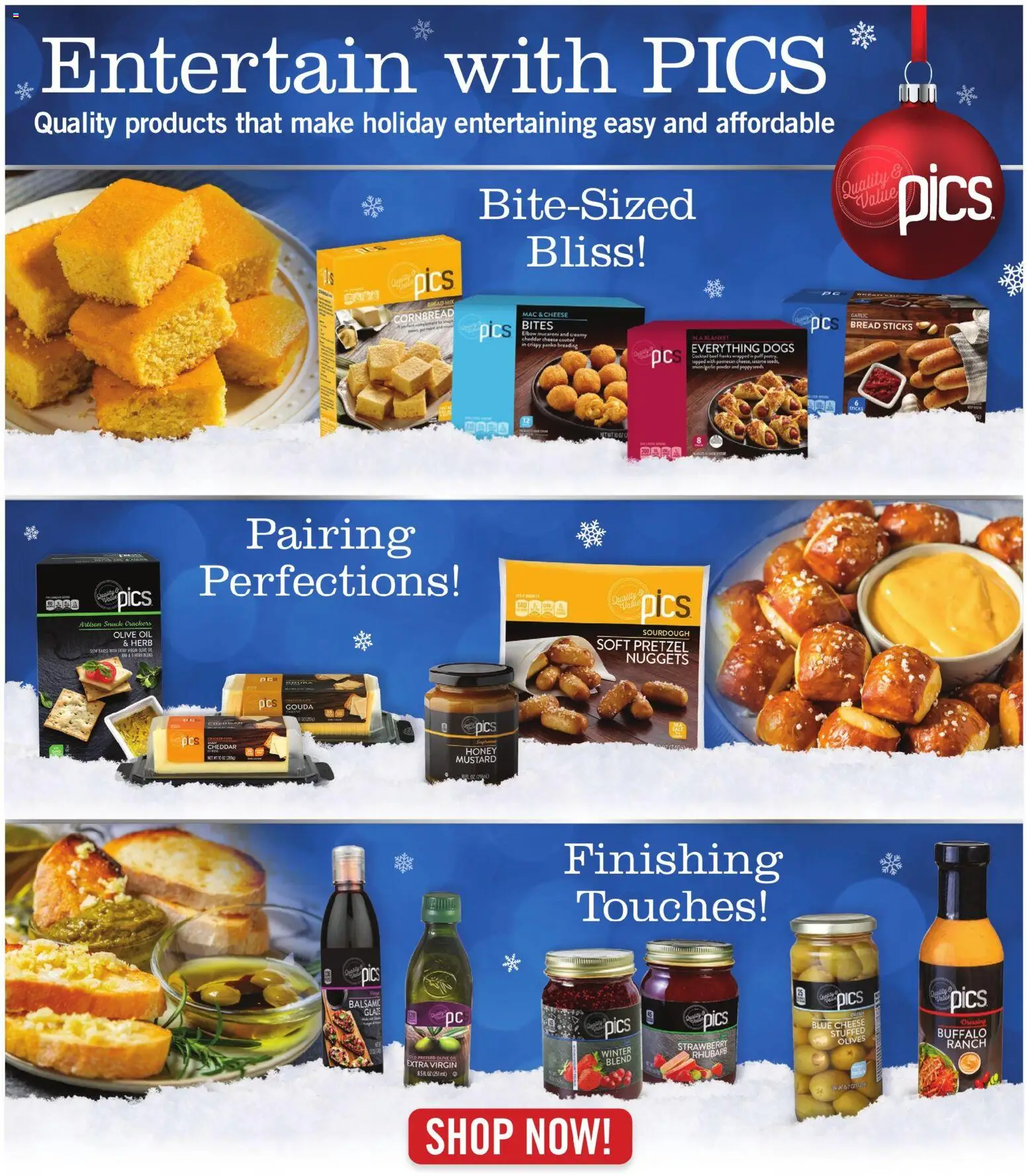 Ad Preview of Price Chopper Own Brands from 11/30/2026 - Honey, Cheese, Dressing, Olive oil, Beef, Mustard, Poppy seeds, Sesame