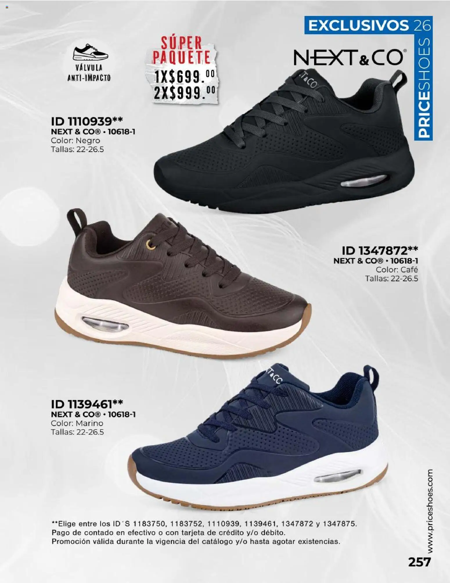 Vista previa las ofertas de la tienda Price Shoes - Price Shoes catálogo Exclusivos desde el 01/10/2026 