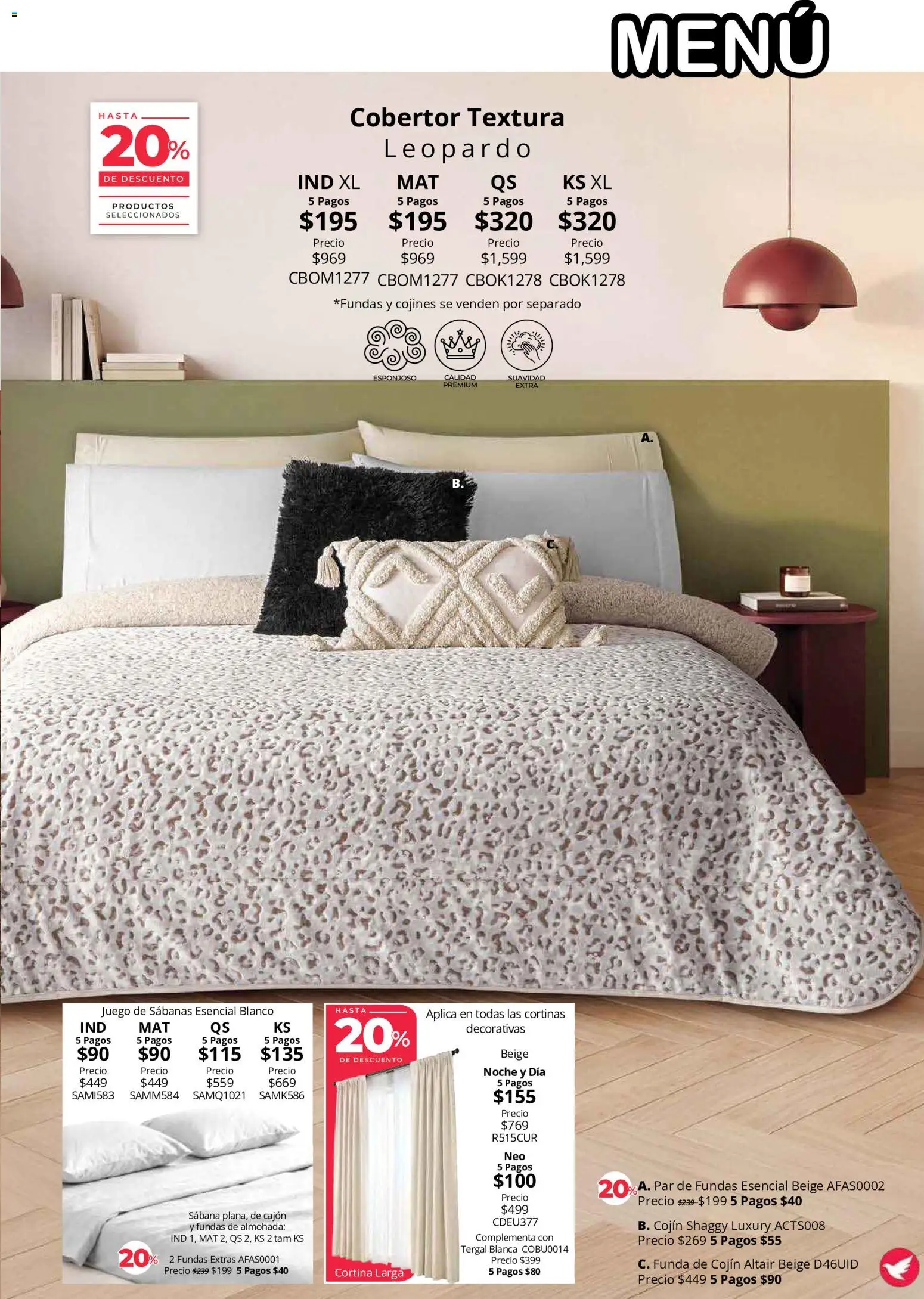 Vista previa las ofertas de la tienda Colchas Concord - Colchas Concord catálogo Colección Cobertor desde el 01/08/2026 