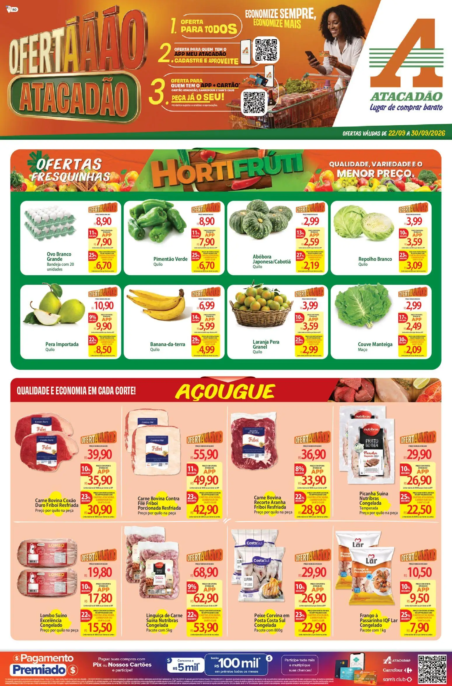 Pré-Visualização do folheto "Atacadão ofertas - RO" da loja Atacadão válido a partir de 22/09/2026