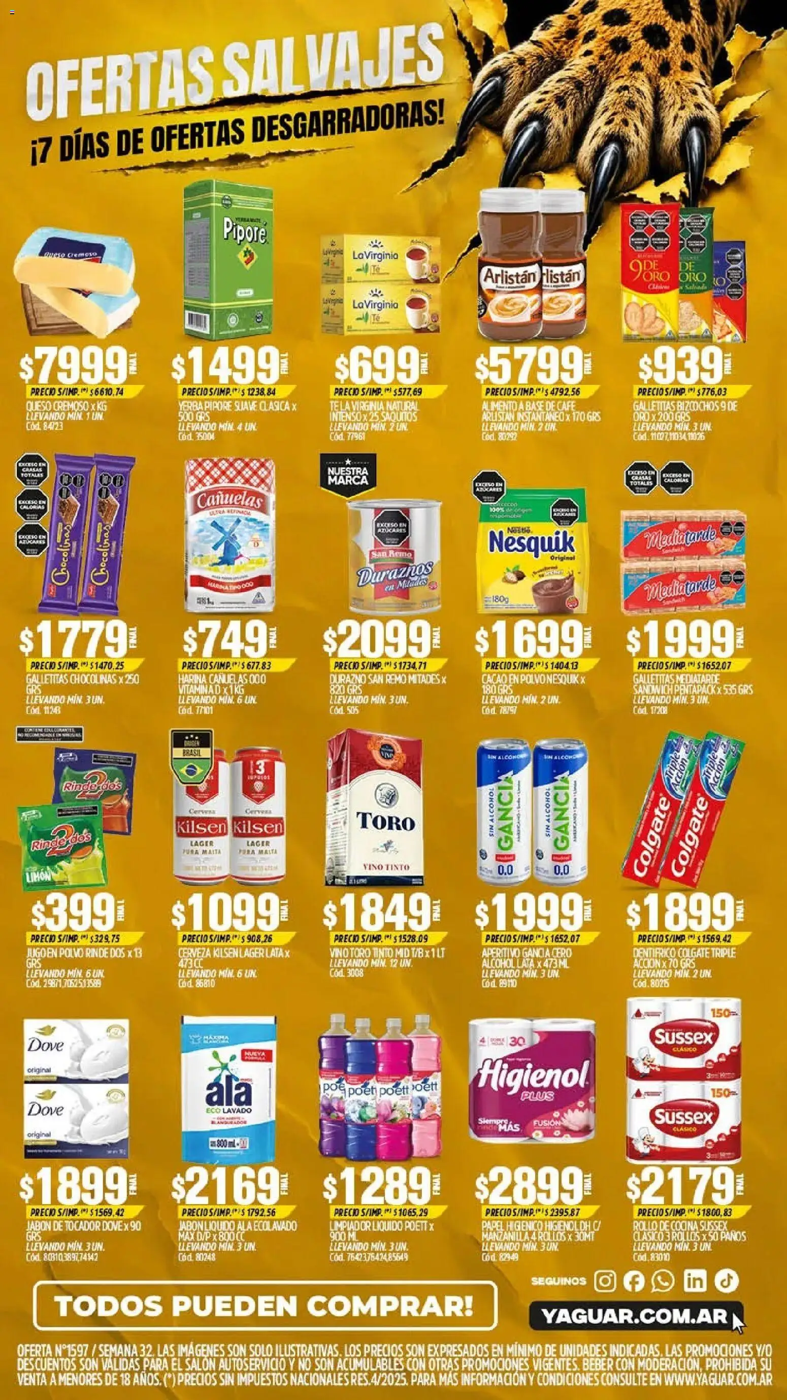 Vista previa del folleto de la tienda Yaguar válido desde el 03/08/2026 