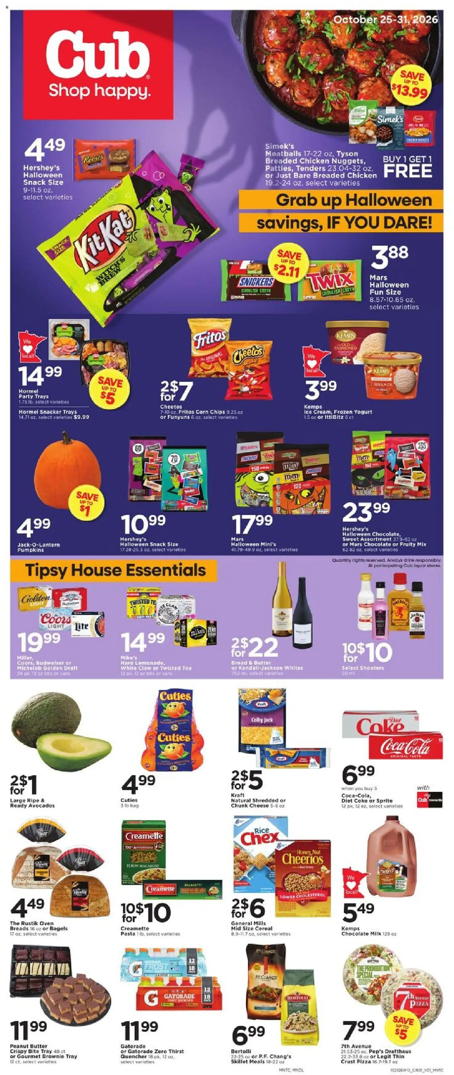 Ad Preview of Cub Foods Cub Foods Weekly Ad from 10/25/2026