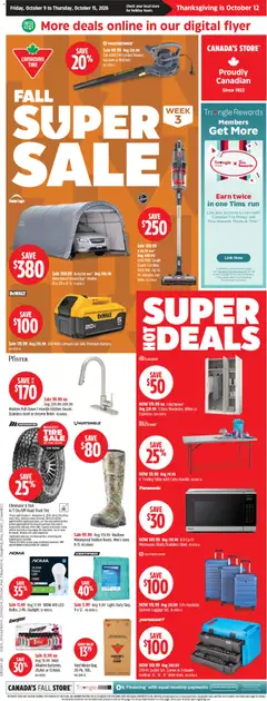 Preview of leaflet Canadian Tire weekly flyer from shop Canadian Tire is valid from Oct 09, 2026