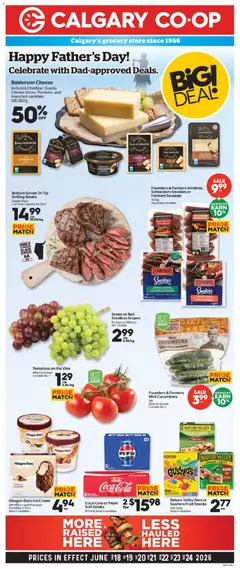 Preview of leaflet Calgary Co-op weekly flyer / circulaire from shop Calgary Co-op is valid from Jun 18, 2026