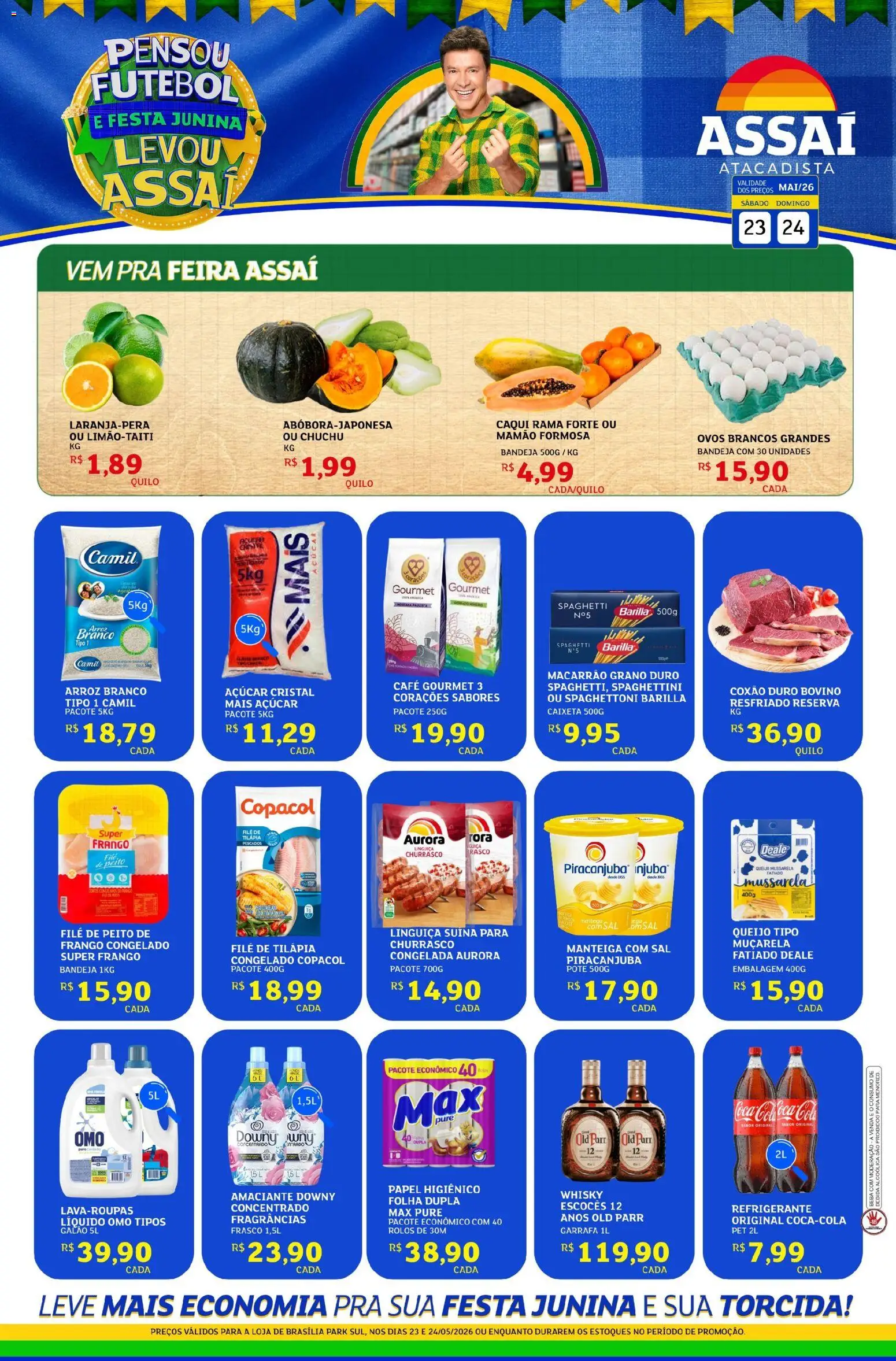 Pré-Visualização do folheto "Assaí Atacadista ofertas - DF" da loja Assaí Atacadista válido a partir de 23/05/2026