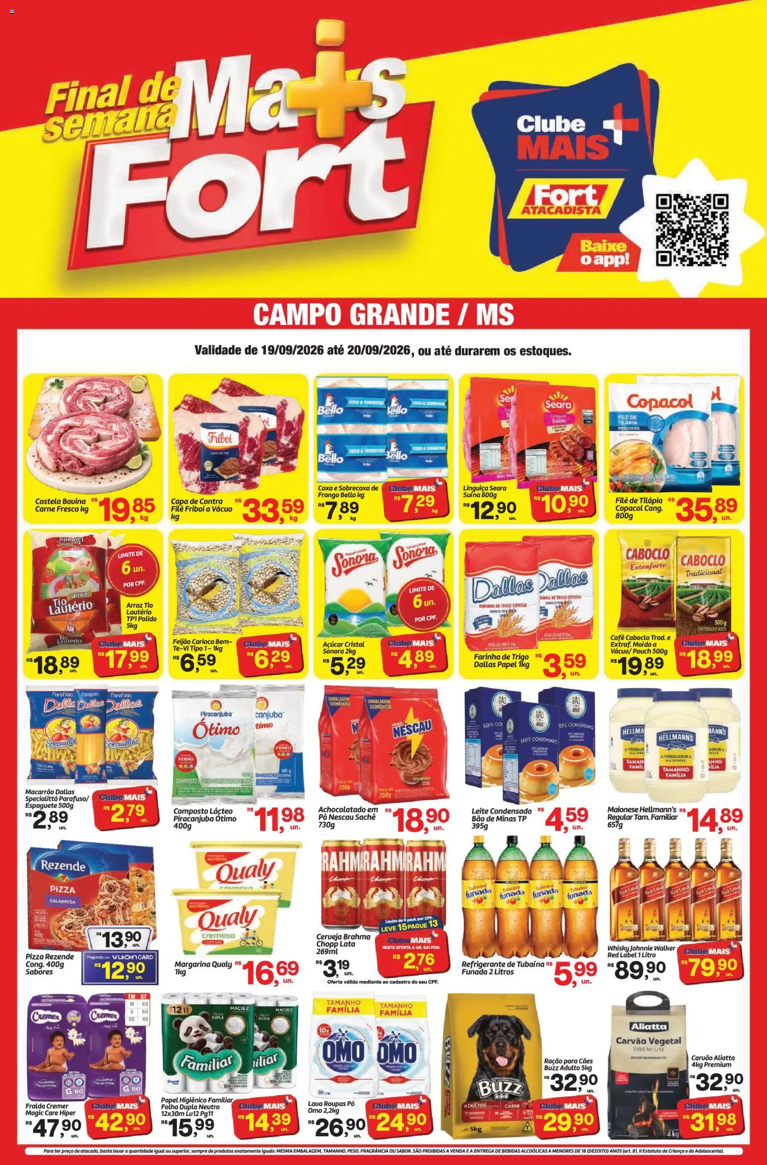 Pré-Visualização do folheto "Fort Atacadista ofertas FDS" da loja Fort Atacadista válido a partir de 19/09/2026