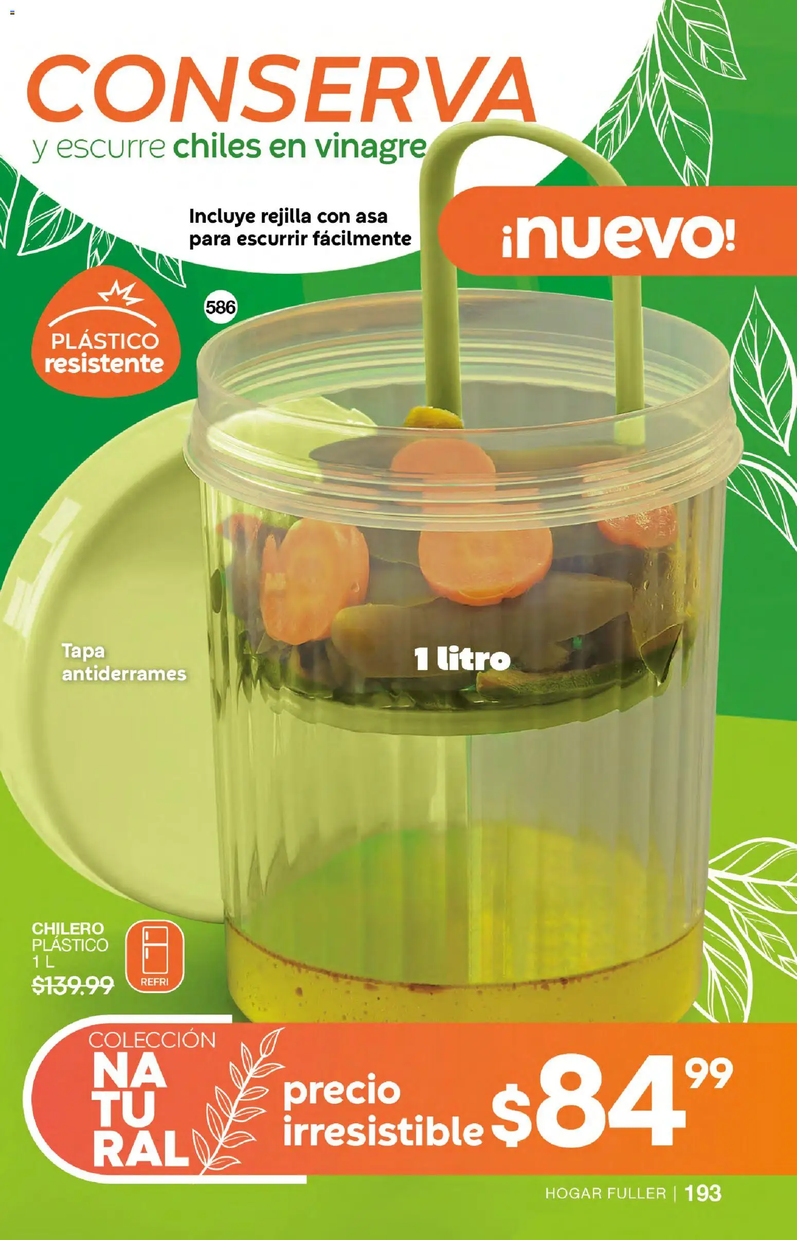 Vista previa las ofertas de la tienda Fuller - Campaña 23 2026 desde el 18/02/2026 - Vinagre, Chiles en vinagre, Rejilla