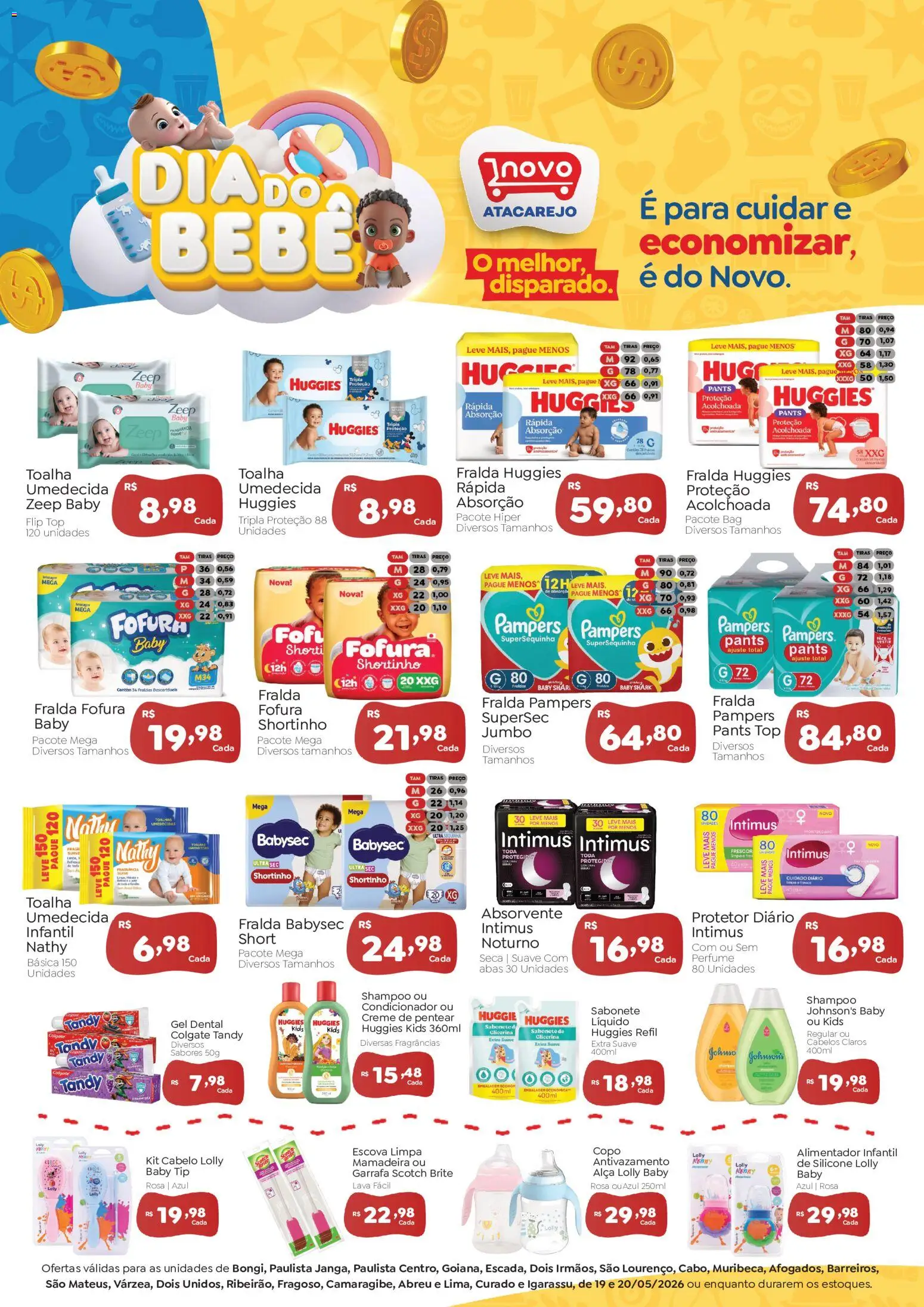 Pré-Visualização do folheto "Novo Atacarejo - Ofertas da semana" da loja Novo Atacarejo válido a partir de 19/05/2026