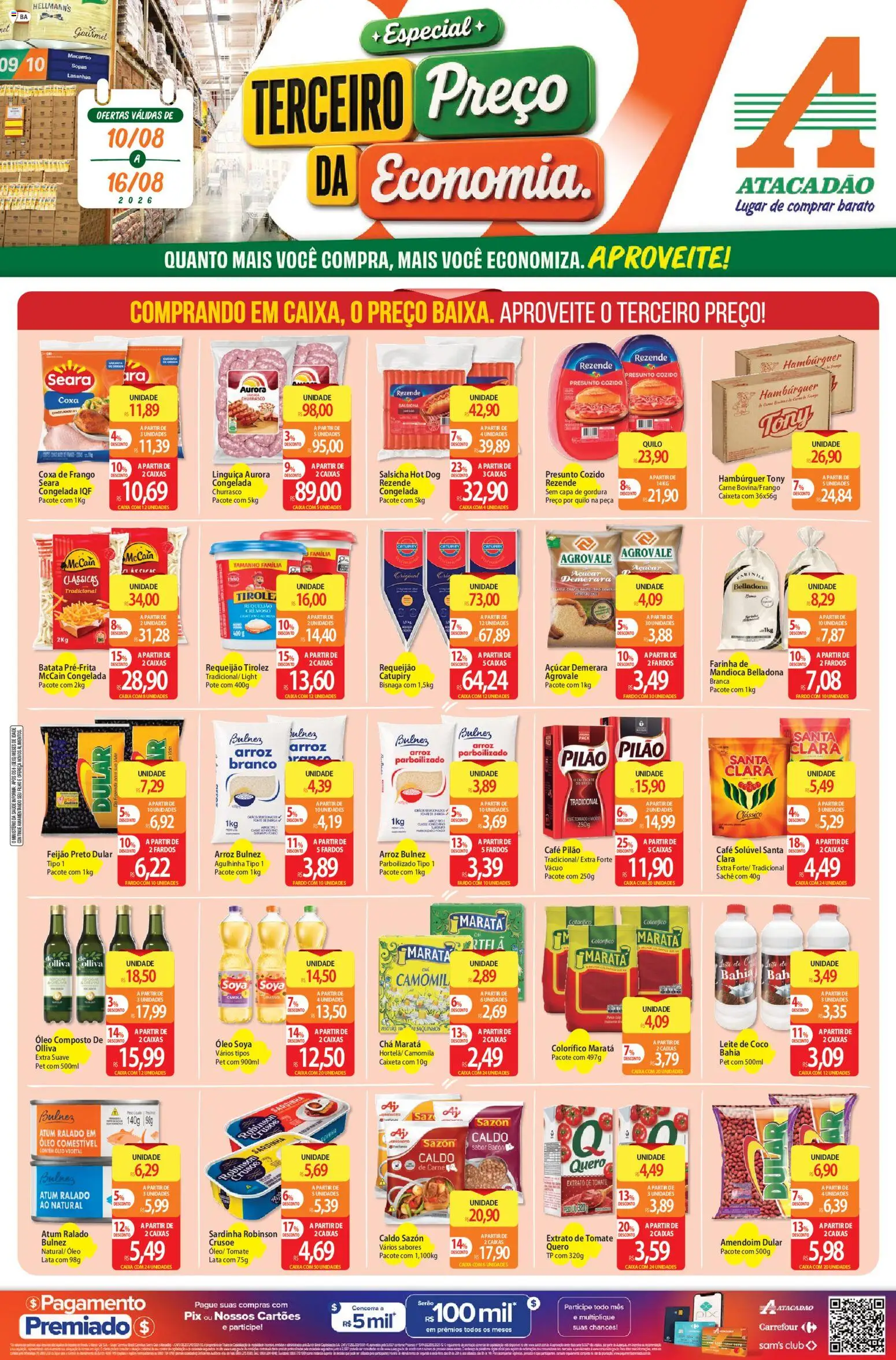 Pré-Visualização do folheto "Atacadão ofertas - BA" da loja Atacadão válido a partir de 10/08/2026