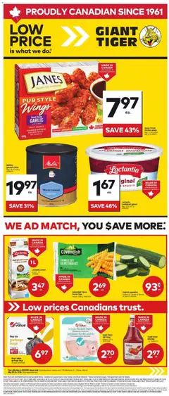 Preview of leaflet Giant Tiger weekly flyer from shop Giant Tiger is valid from May 20, 2026