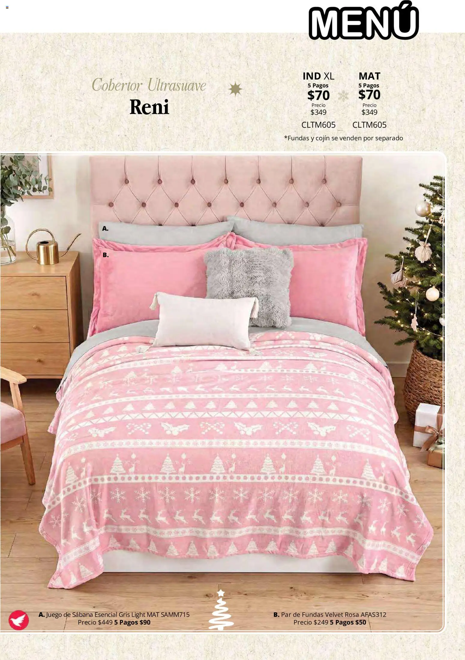 Vista previa las ofertas de la tienda Colchas Concord - Colchas Concord catálogo Colección Navideña desde el 01/08/2026 