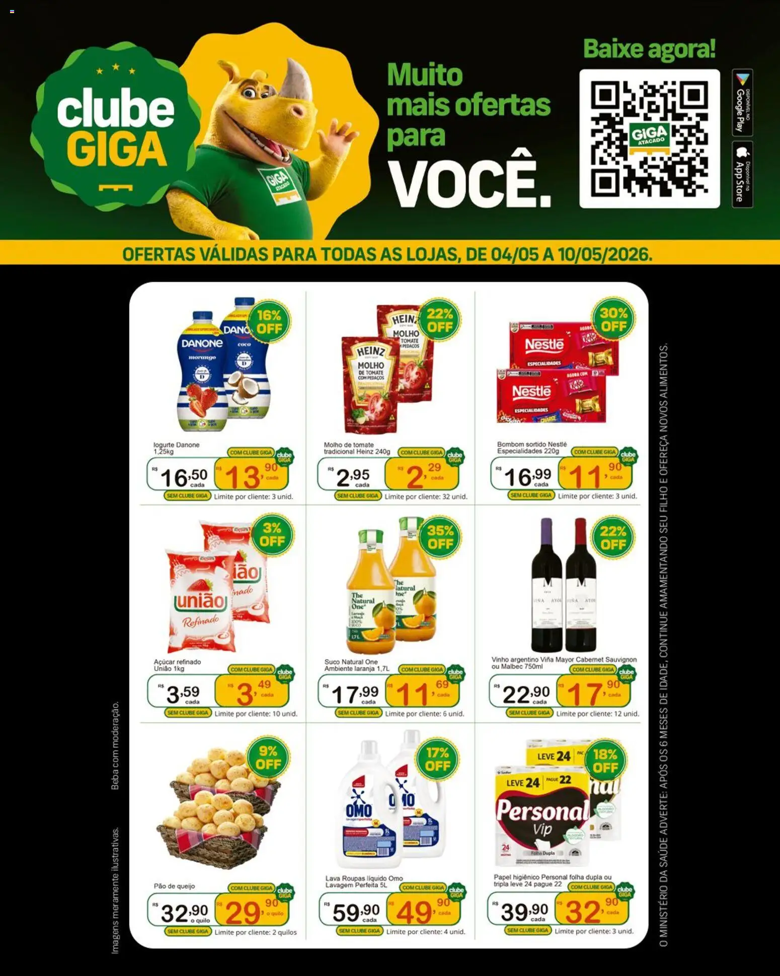 Pré-Visualização do folheto "GIGA Atacado ofertas Clube" da loja GIGA Atacado válido a partir de 04/05/2026