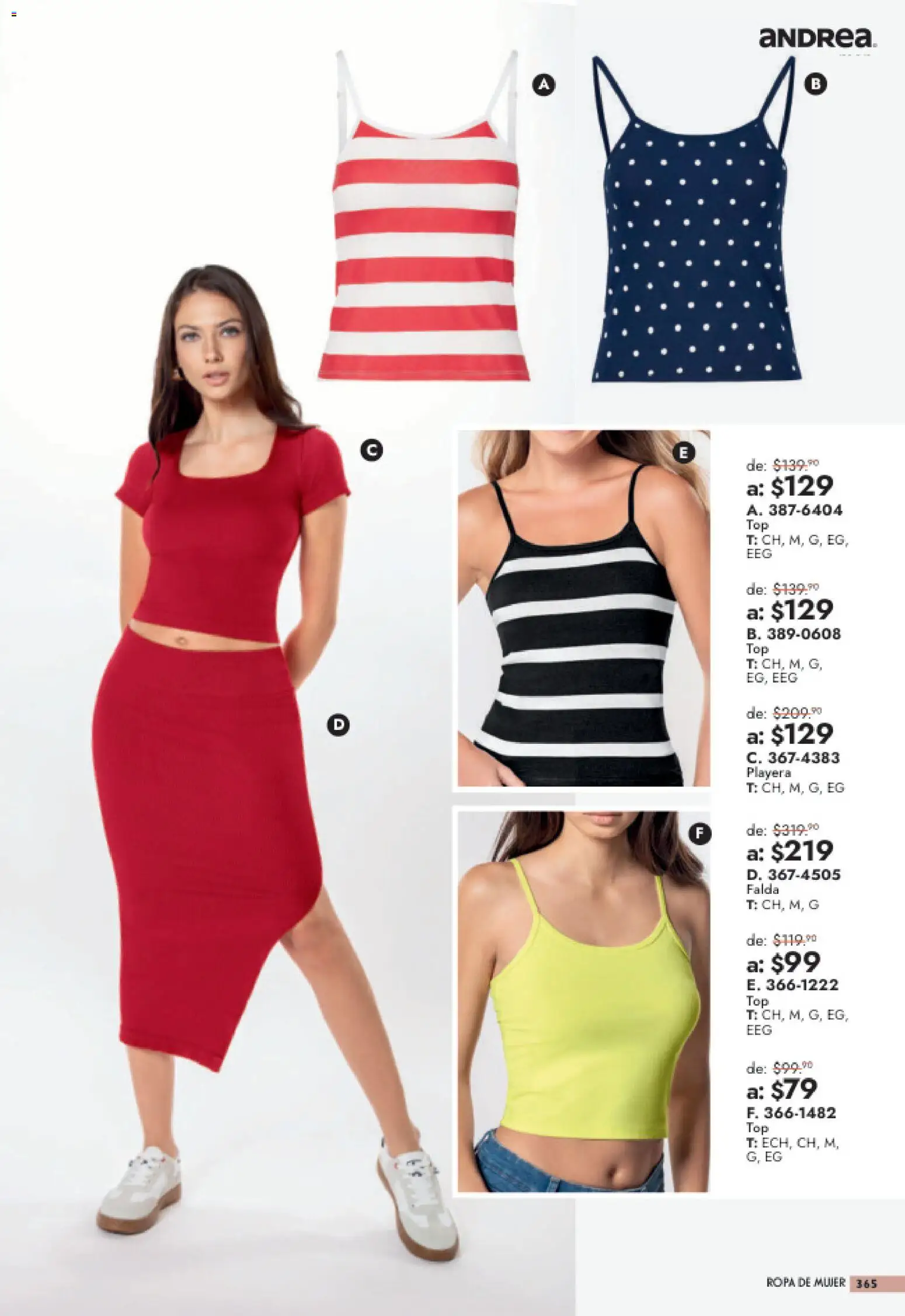 Vista previa las ofertas de la tienda Andrea - Andrea catálogo Outlet desde el 26/07/2026 