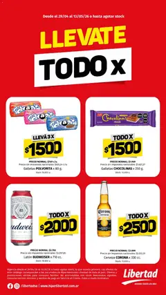 Vista previa del folleto de la tienda Hipermercado Libertad válido desde el 29/04/2026 