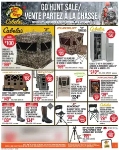 Preview of leaflet Cabelas weekly flyer / circulaire from shop Cabelas is valid from Oct 22, 2026