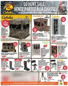 Preview of leaflet Cabelas weekly flyer / circulaire from shop Cabelas is valid from Oct 22, 2026
