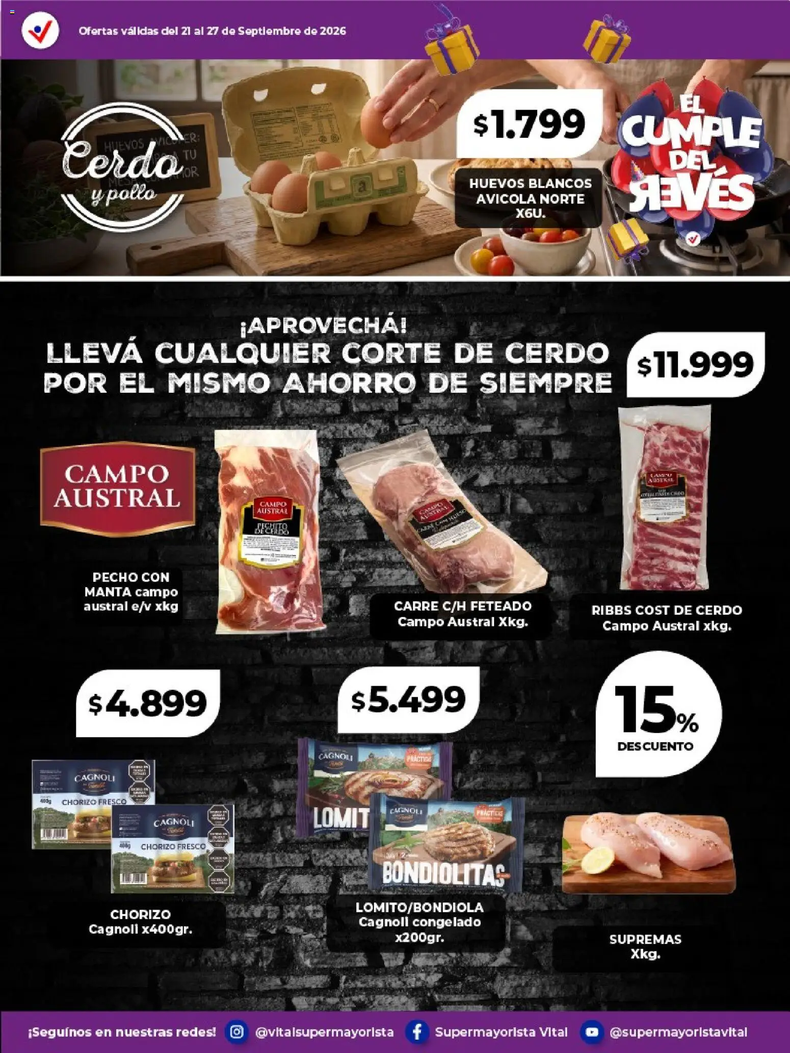 Vista previa del folleto de la tienda Vital válido desde el 21/09/2026 