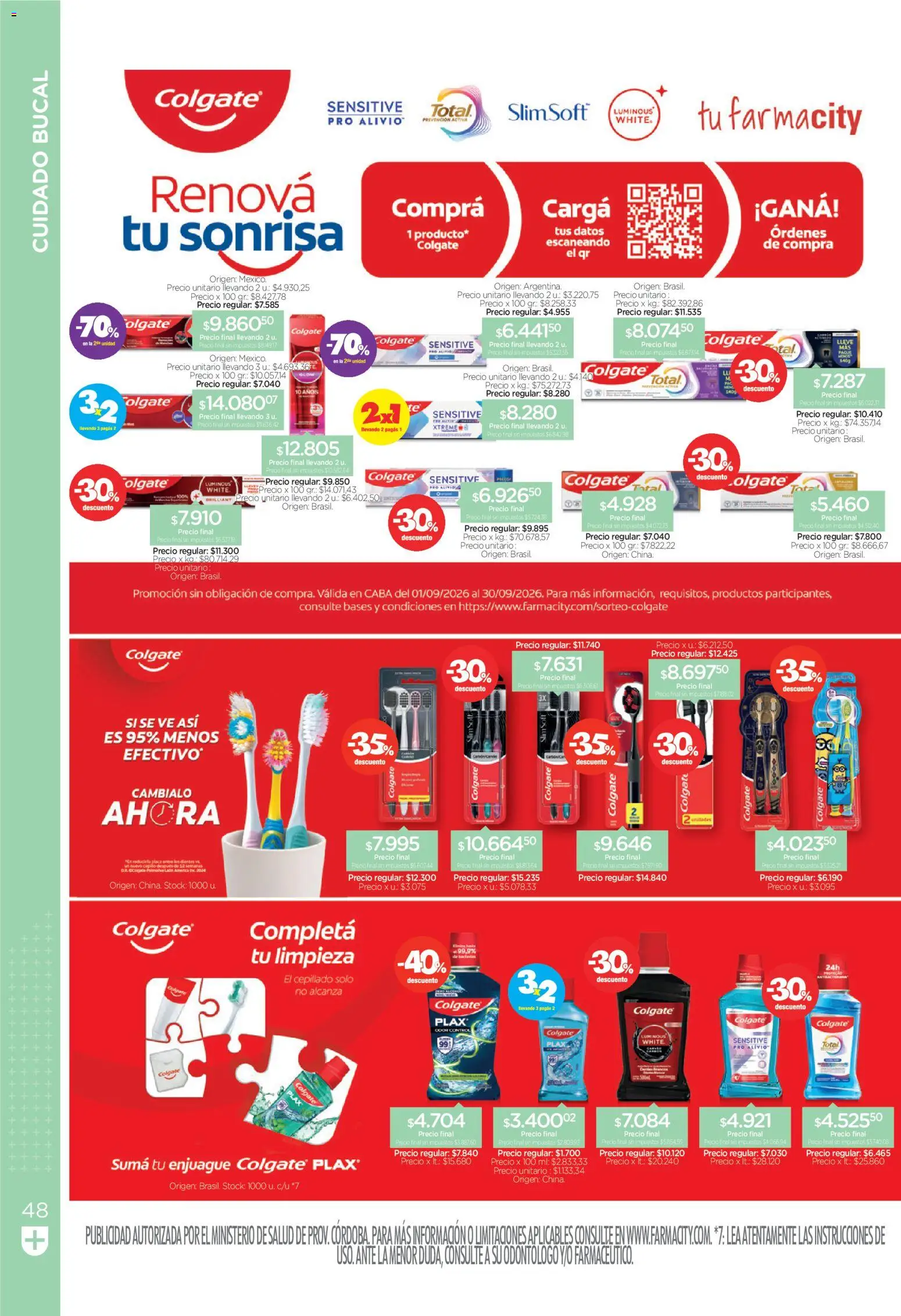 Vista previa del folleto de la tienda Farmacity válido desde el 01/09/2026 