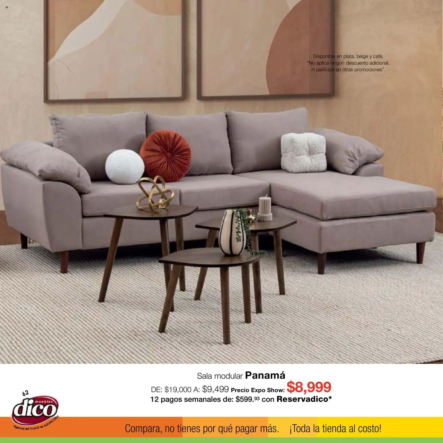 Vista previa las ofertas de la tienda Muebles Dico - Muebles Dico catálogo Expo Show desde el 13/08/2026 
