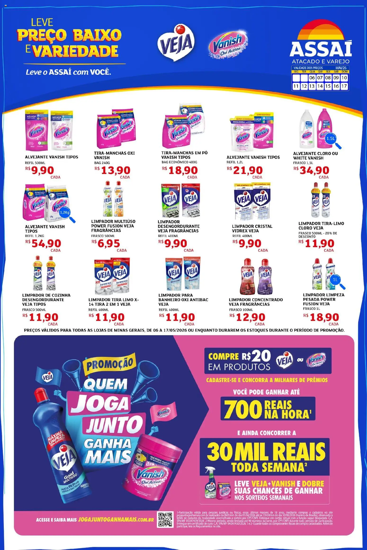 Pré-Visualização do folheto "Assaí Atacadista ofertas - MG" da loja Assaí Atacadista válido a partir de 06/05/2026