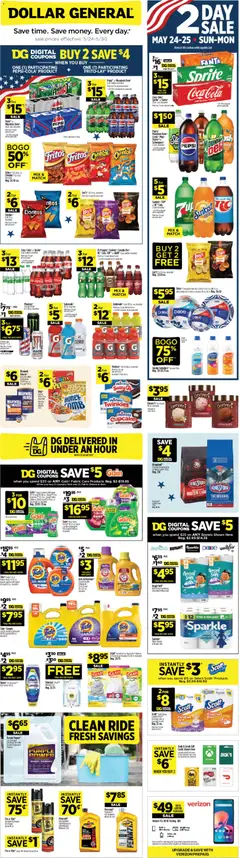 Ad Preview of Dollar General Dollar General Weekly Ad - TX from 05/24/2026