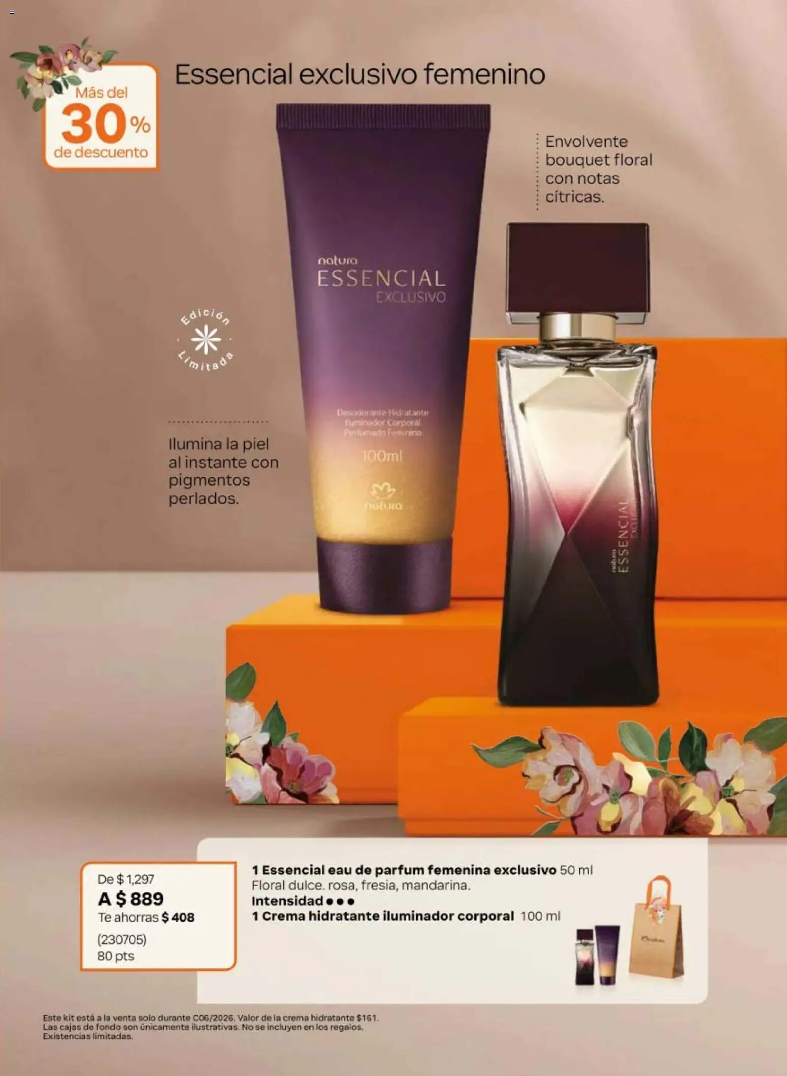 Vista previa las ofertas de la tienda Natura - Natura campaña 6 2026 desde el 02/04/2026 - Té, Desodorante, Crema, Iluminador