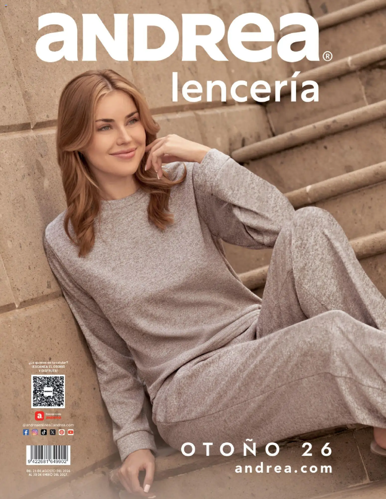 Vista previa las ofertas de la tienda Andrea - Andrea catálogo Lencería & vestir interior desde el 23/08/2026 