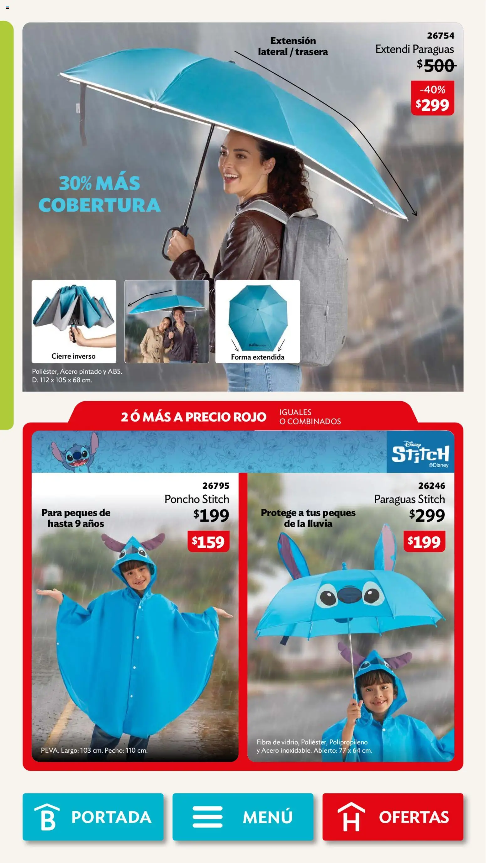 Vista previa las ofertas de la tienda Betterware - Betterware campaña 10 2026 desde el 28/09/2026 - Extensión, Poncho