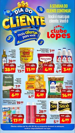 Pré-Visualização do folheto "Lopes Supermercados ofertas Dia do Cliente" da loja Lopes Supermercados válido a partir de 16/09/2026