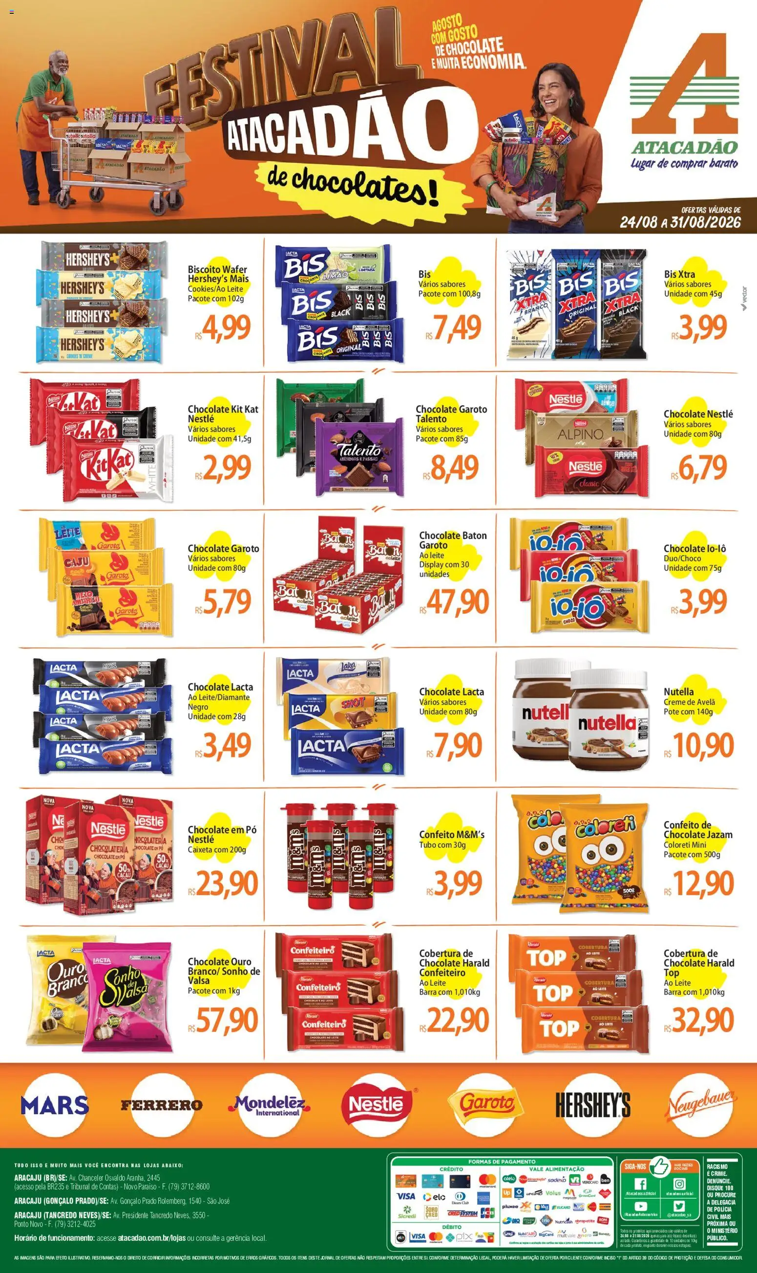 Pré-Visualização do folheto "Atacadão ofertas - SE" da loja Atacadão válido a partir de 24/08/2026
