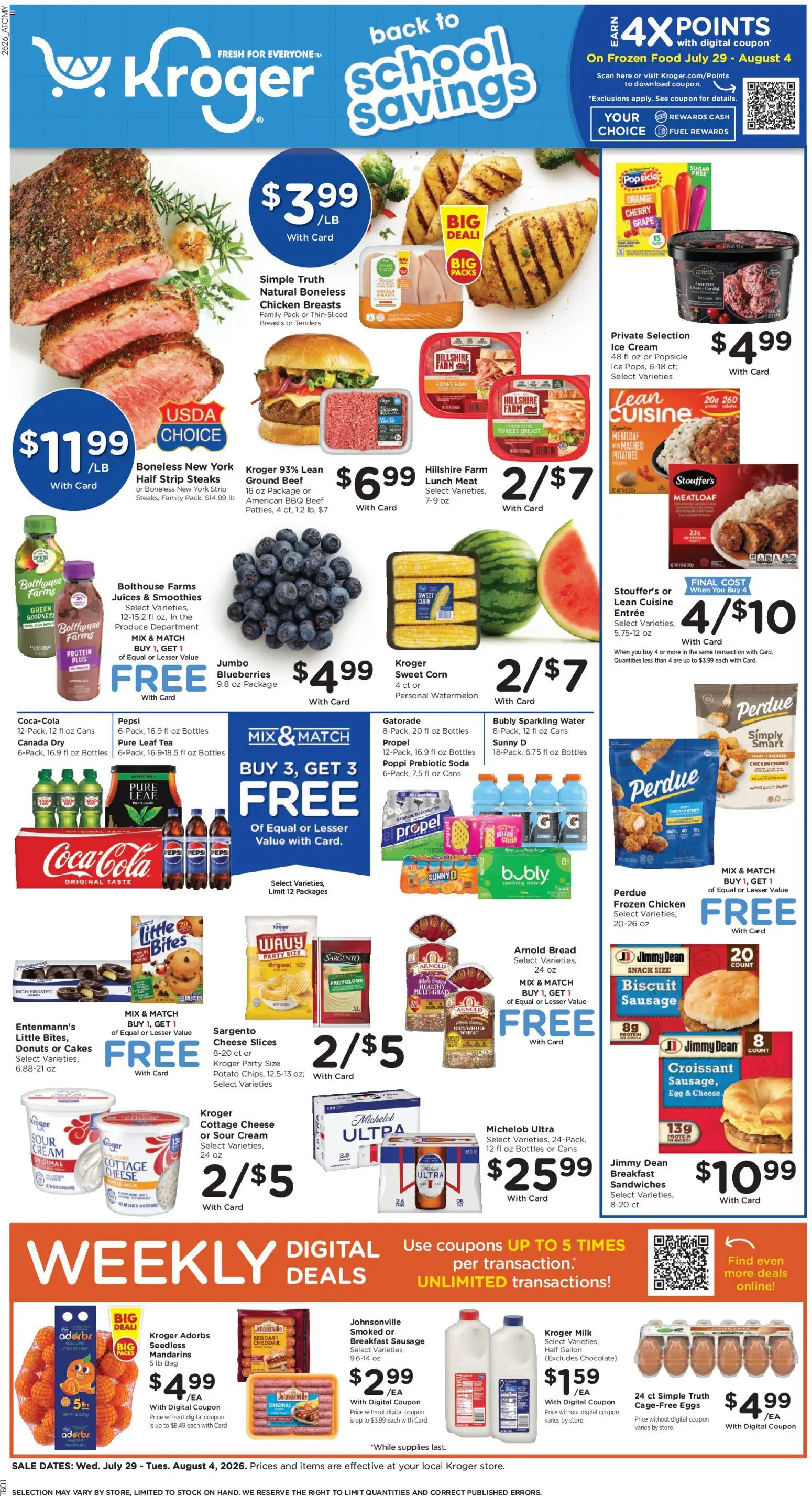 KROGER Weekly ad from 07/29/2026 >> Ad for next week