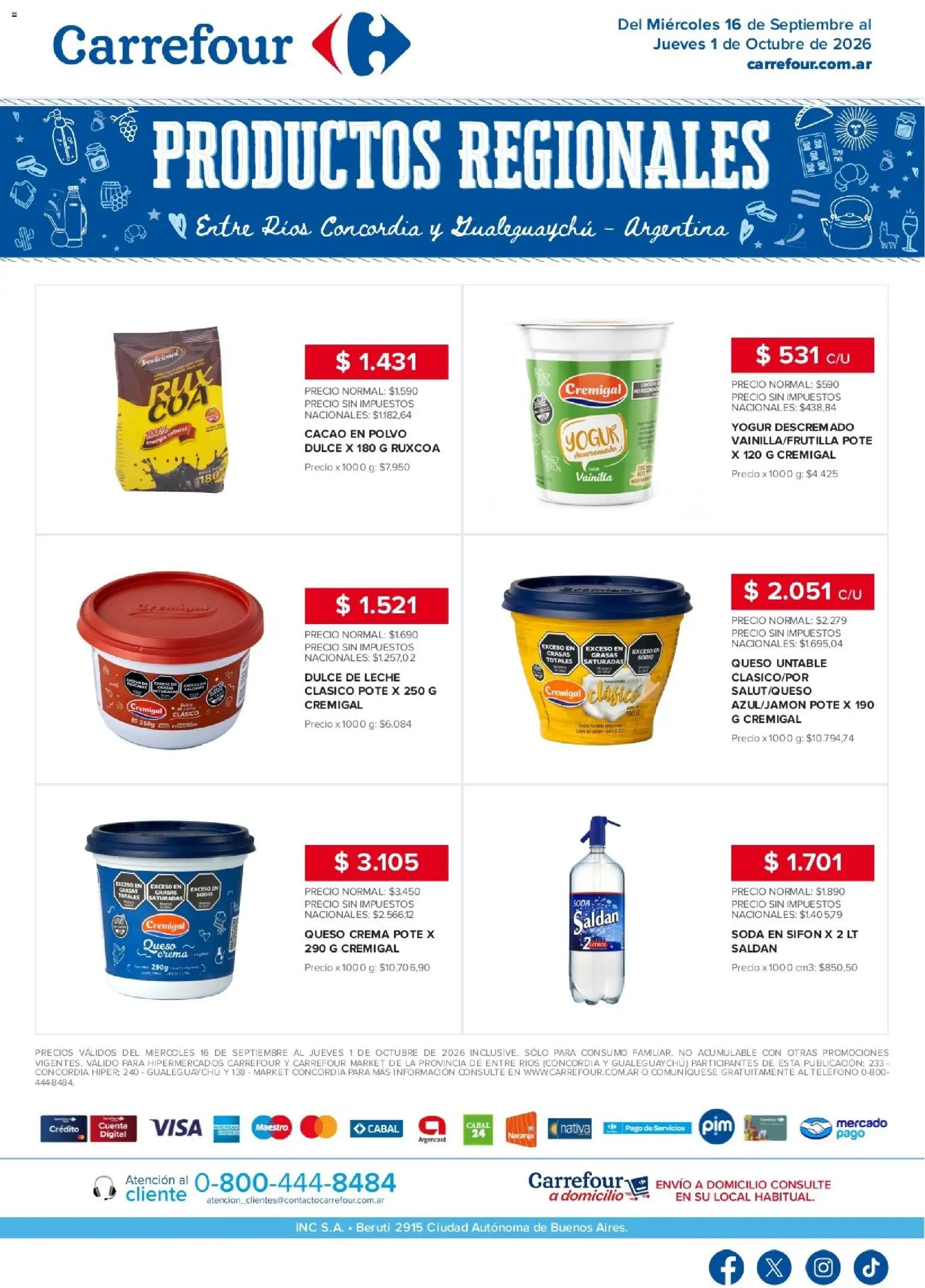 Vista previa del folleto de la tienda Carrefour válido desde el 16/09/2026 