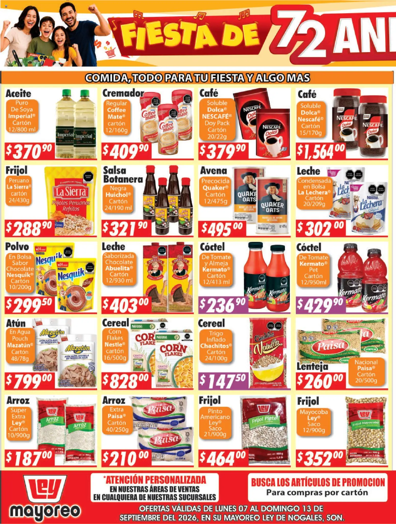 Vista previa las ofertas de la tienda Casa Ley - Casa Ley folleto Nogales desde el 07/09/2026 