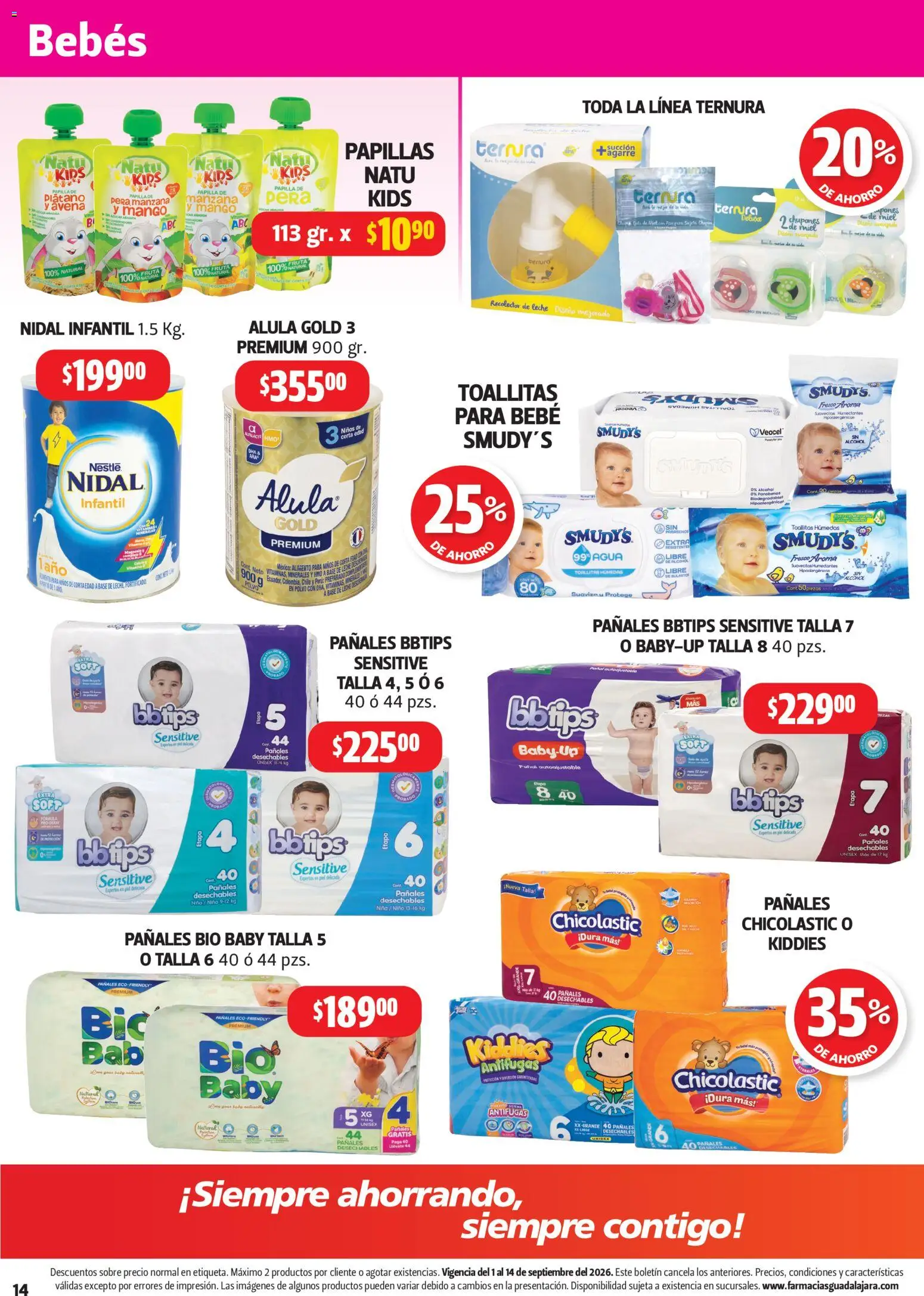 Vista previa las ofertas de la tienda Farmacia Guadalajara - Farmacia Guadalajara catálogo desde el 01/09/2026 