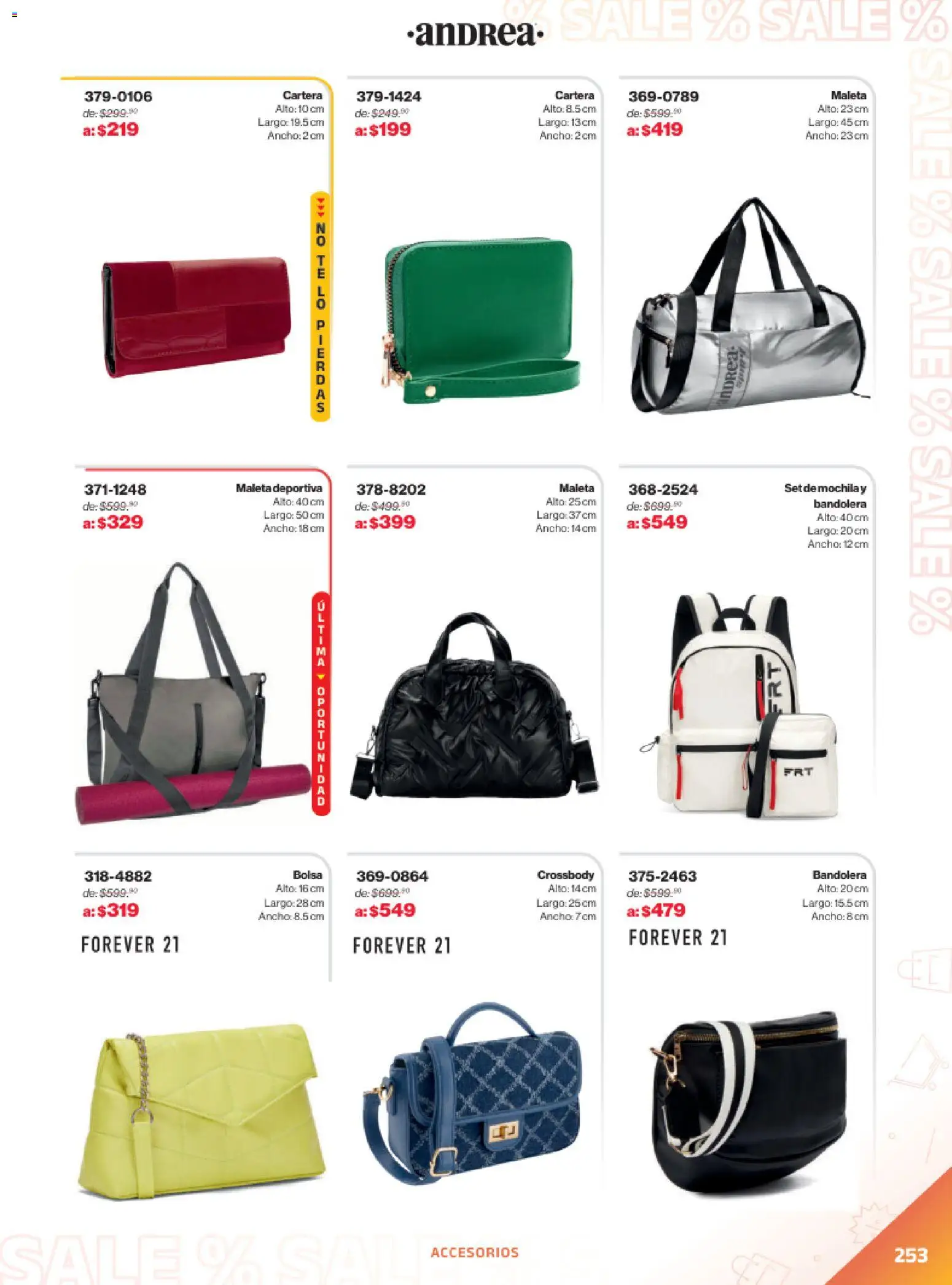 Vista previa las ofertas de la tienda Andrea - Catálogo Outlet desde el 21/12/2025 - Bolsa, Maleta, Sal