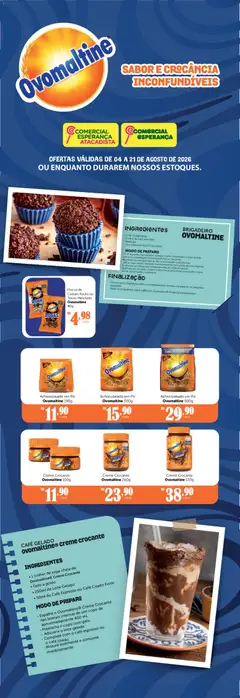 Pré-Visualização do folheto "Comercial Esperança ofertas Ovomaltine" da loja Comercial Esperança válido a partir de 04/09/2026
