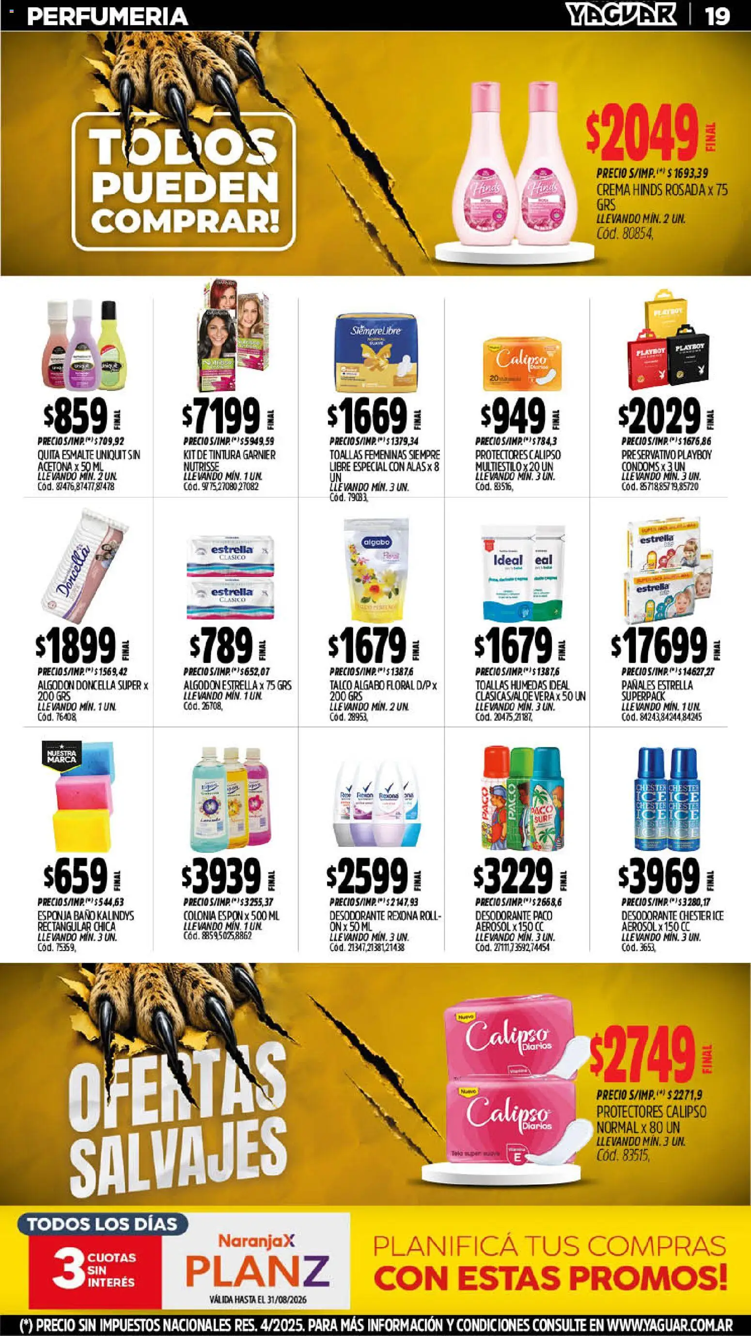 Vista previa del folleto de la tienda Yaguar válido desde el 10/08/2026 