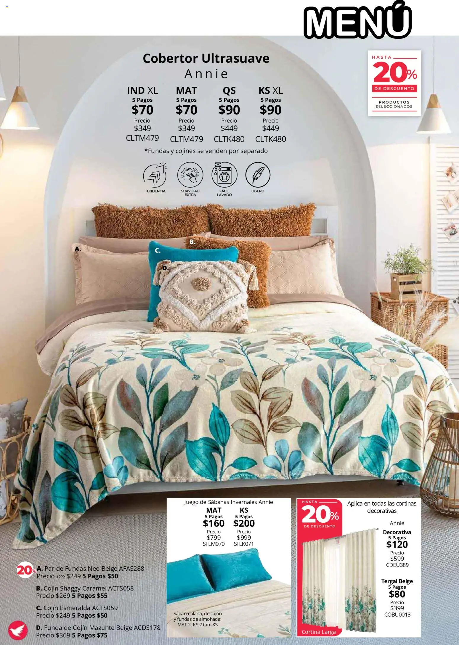 Vista previa las ofertas de la tienda Colchas Concord - Colchas Concord catálogo Colección Cobertor desde el 01/08/2026 