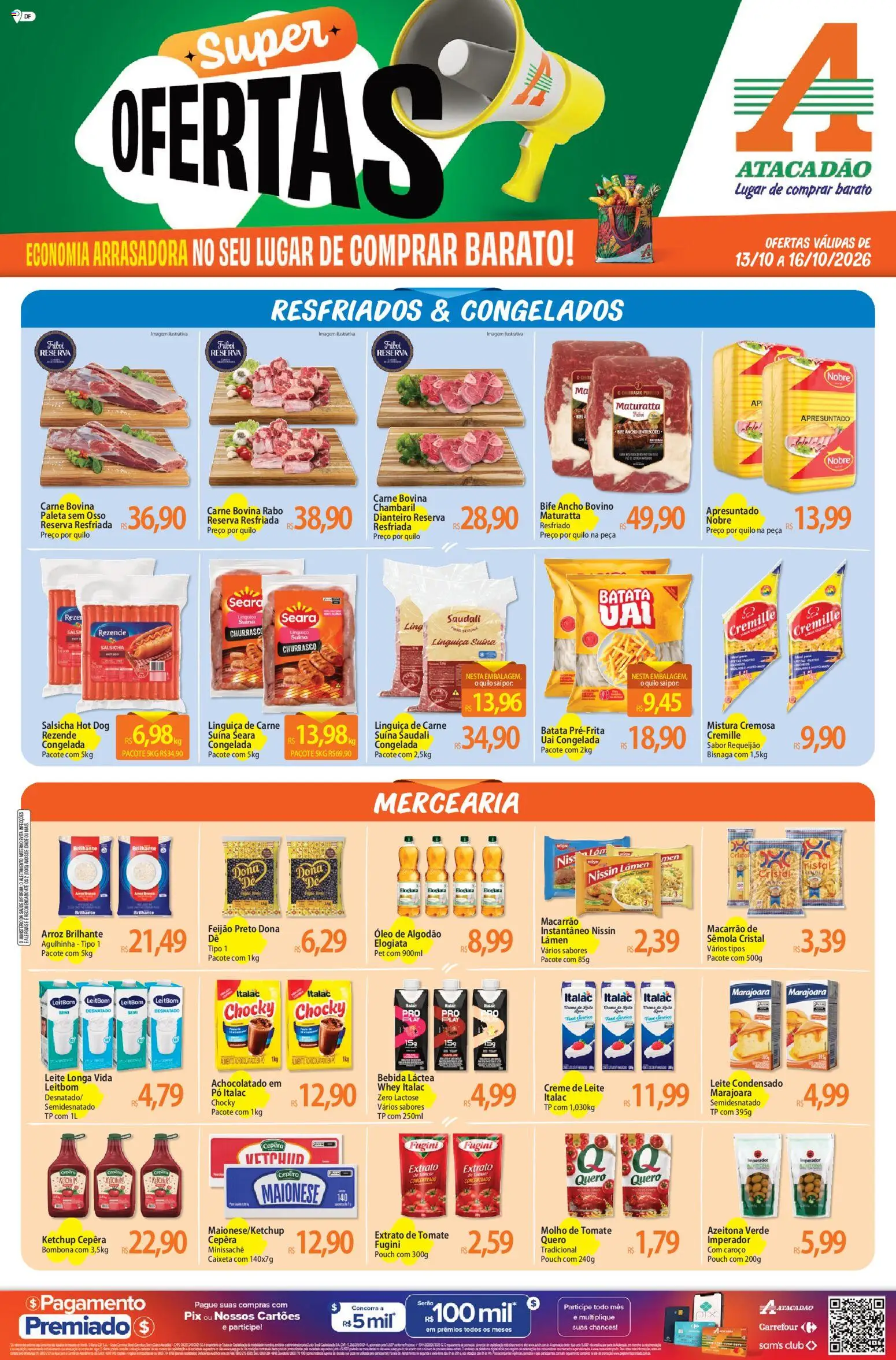 Pré-Visualização do folheto "Atacadão ofertas - DF" da loja Atacadão válido a partir de 13/10/2026