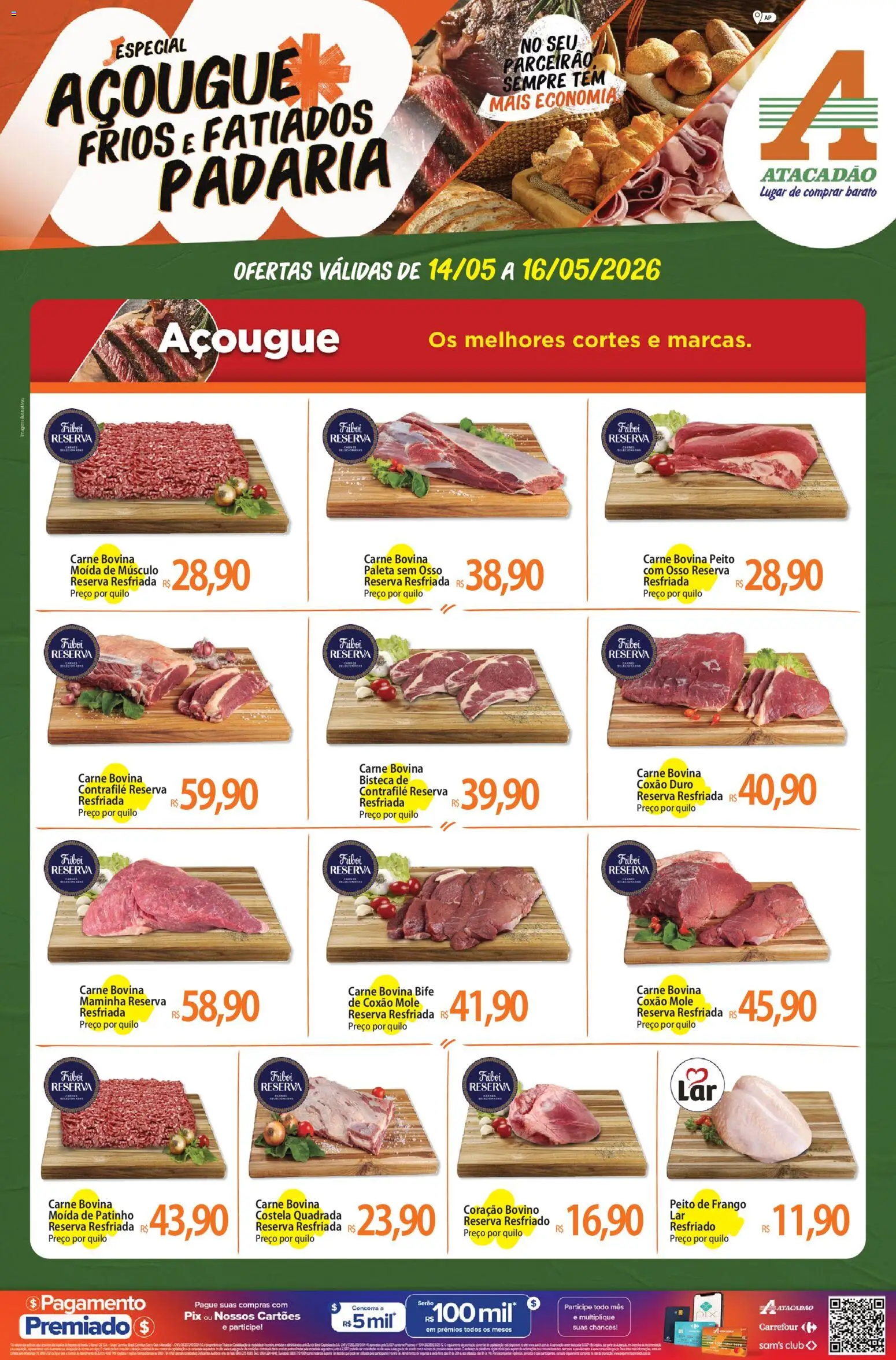 Pré-Visualização do folheto "Atacadão ofertas - AP" da loja Atacadão válido a partir de 14/05/2026