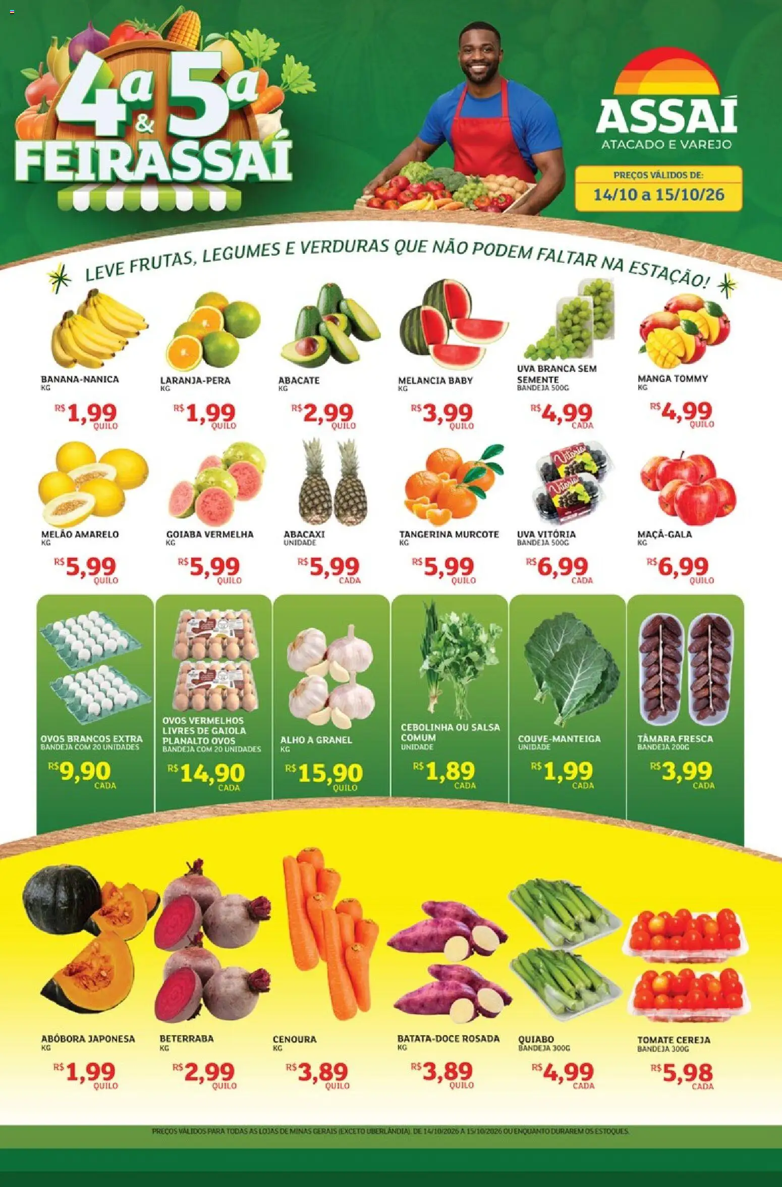 Pré-Visualização do folheto "Assaí Atacadista ofertas - MG" da loja Assaí Atacadista válido a partir de 14/10/2026