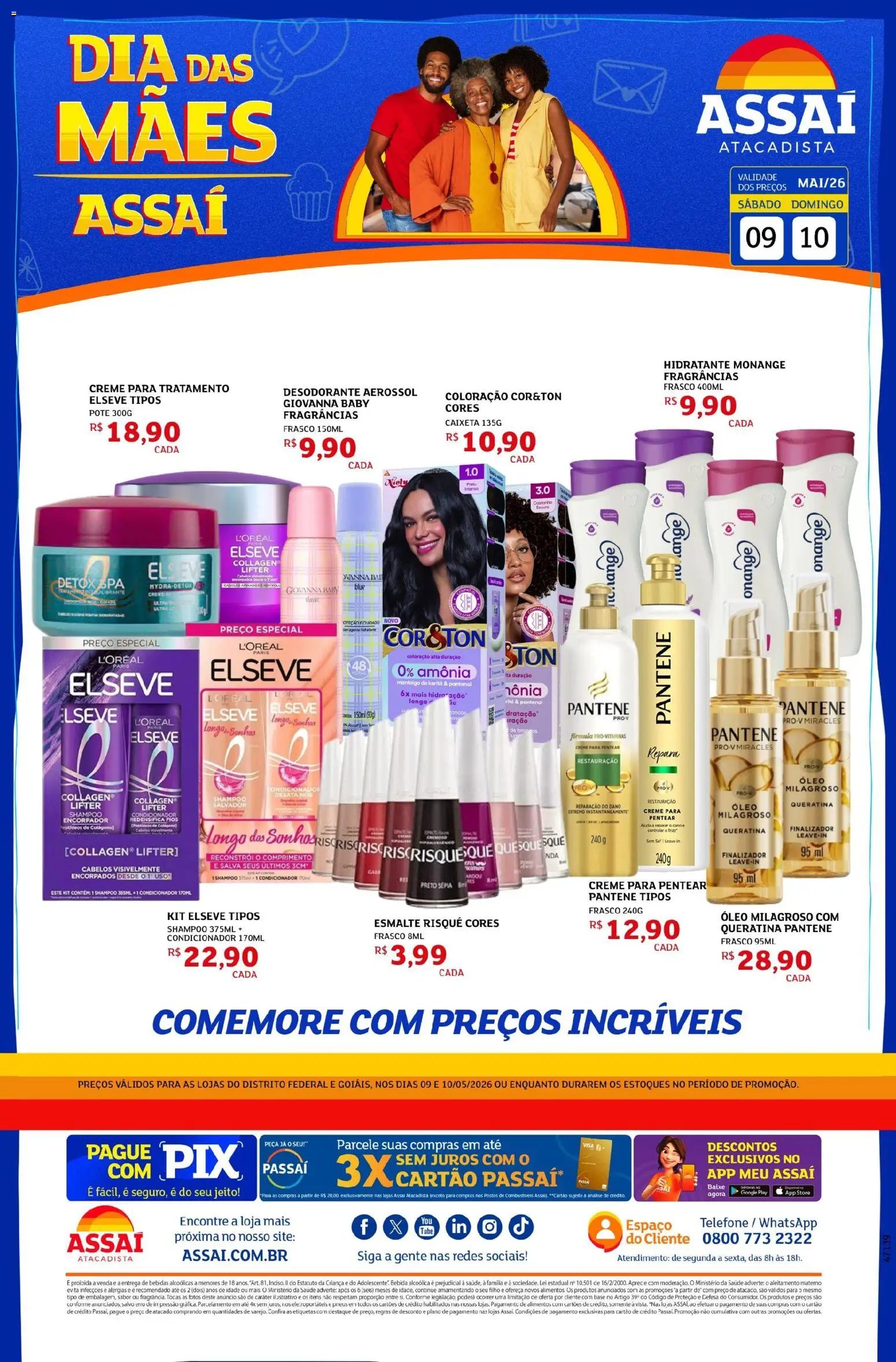 Pré-Visualização do folheto "Assaí Atacadista ofertas - DF" da loja Assaí Atacadista válido a partir de 09/05/2026