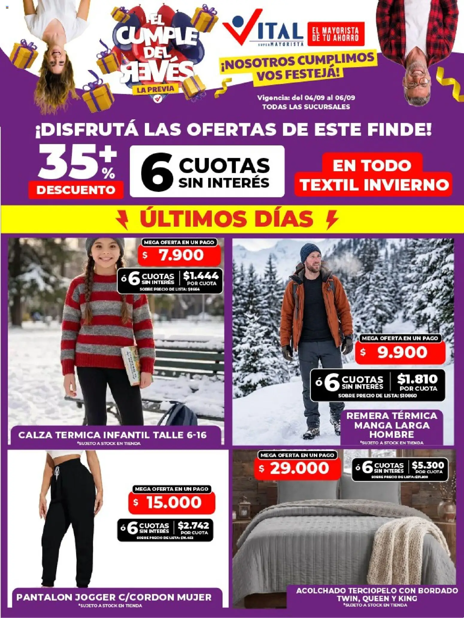Vista previa del folleto de la tienda Vital válido desde el 04/09/2026 