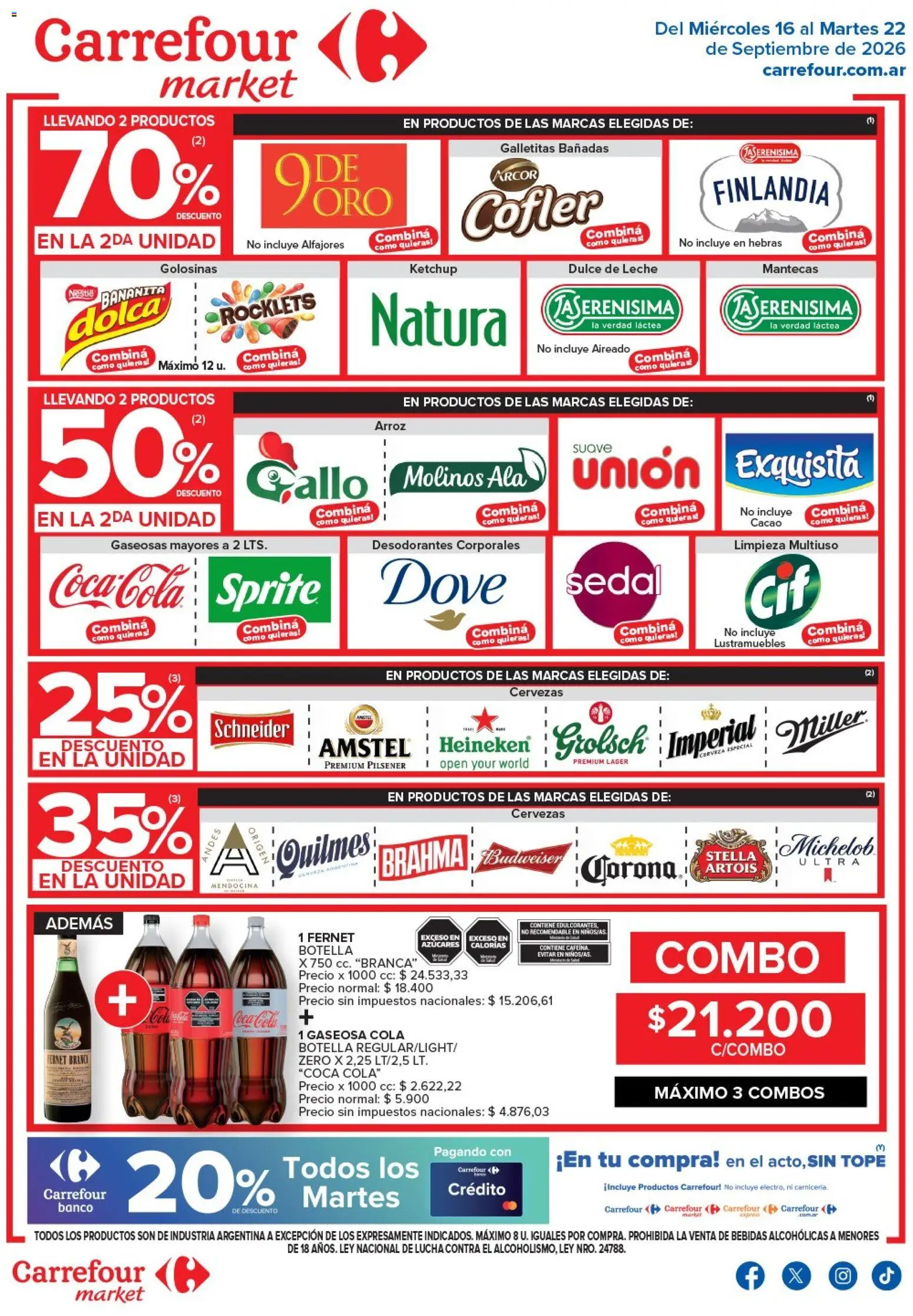 Vista previa del folleto de la tienda Carrefour Market válido desde el 16/09/2026 
